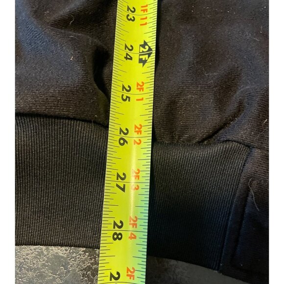 Vintage 90s Ecko Unltd Black Shiny Nylon Arm Patch Full Zip Jacket Sz M - Picture 12 of 12